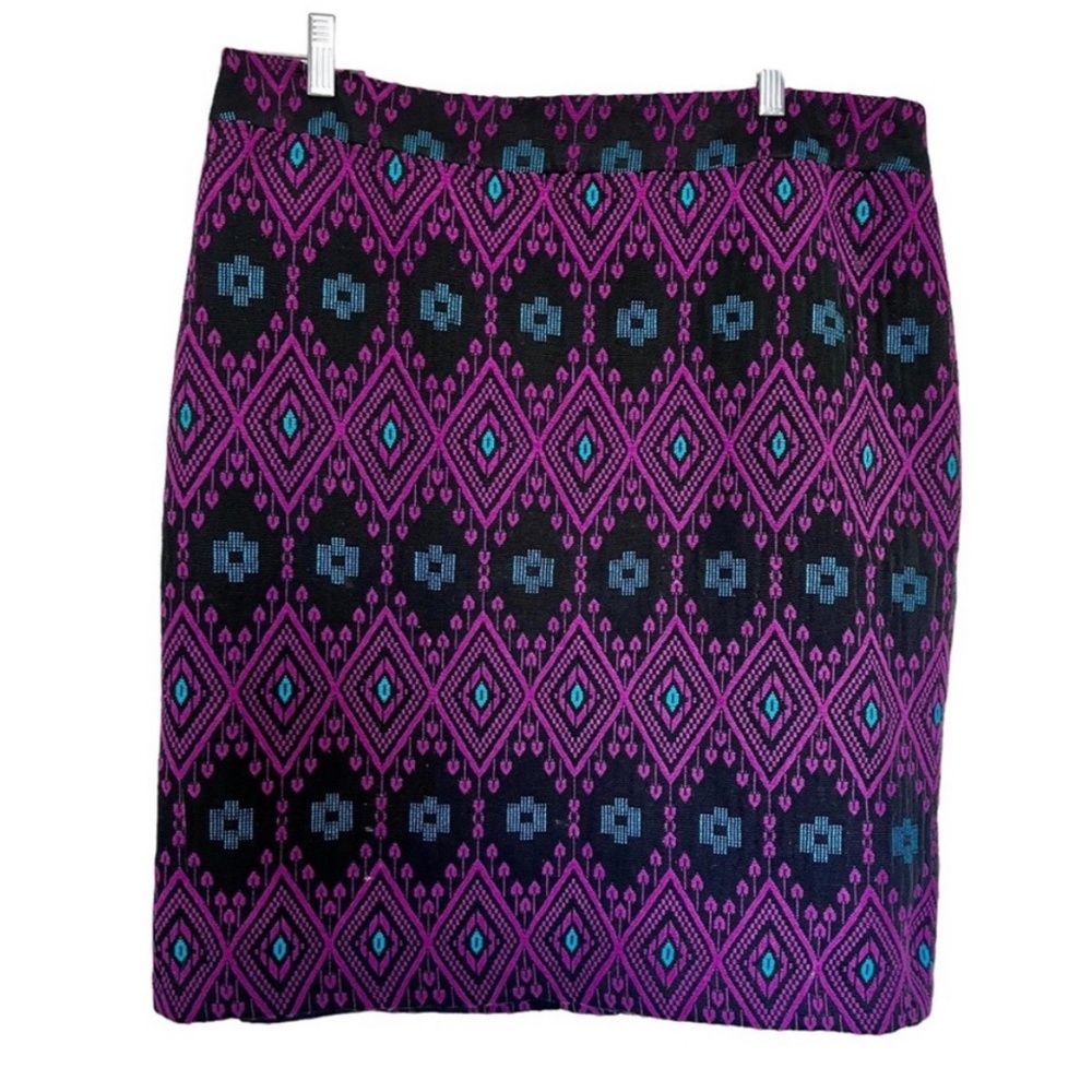 Ann Taylor Aztec pencil skirt size XL